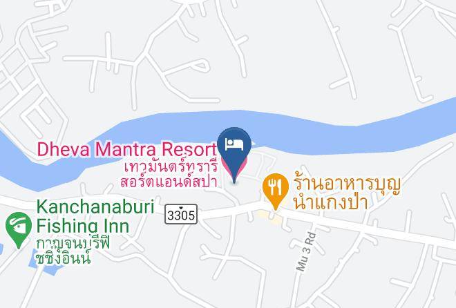 Amphoe Mueang Kanchanaburi - Dheva Mantra Resort Maps