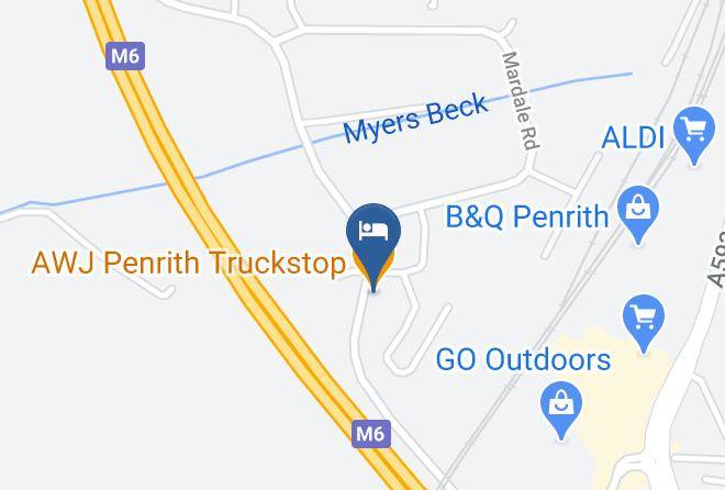 Cumbria - Awj Penrith Truckstop Maps