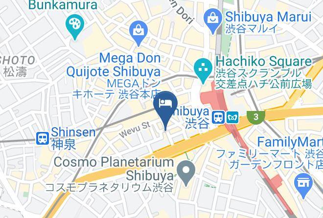 Shibuya Ward - Hotel Mayo Viento Maps