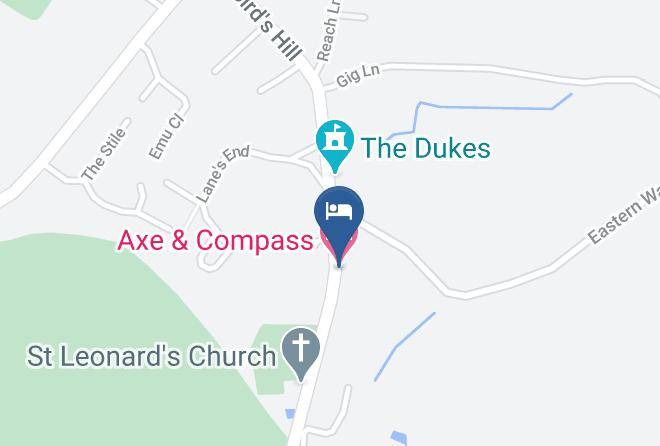 Central Bedfordshire - Axe & Compass Maps
