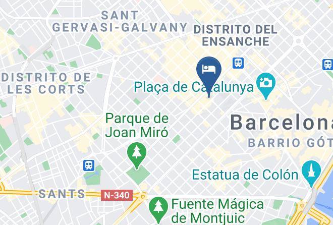 Axel Hotel Barcelona Map
