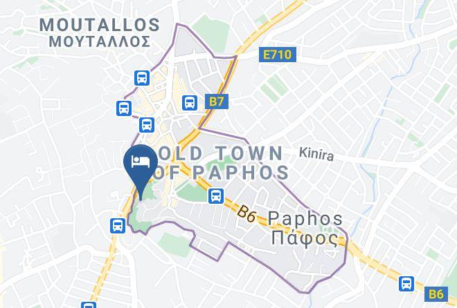Paphos - Axiothea Hotel Maps