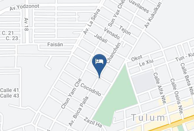 Tulum - Axkan Arte Hotel Tulum Maps