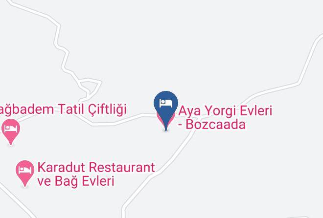 Aya Yorgi Evleri Bozcaada Map