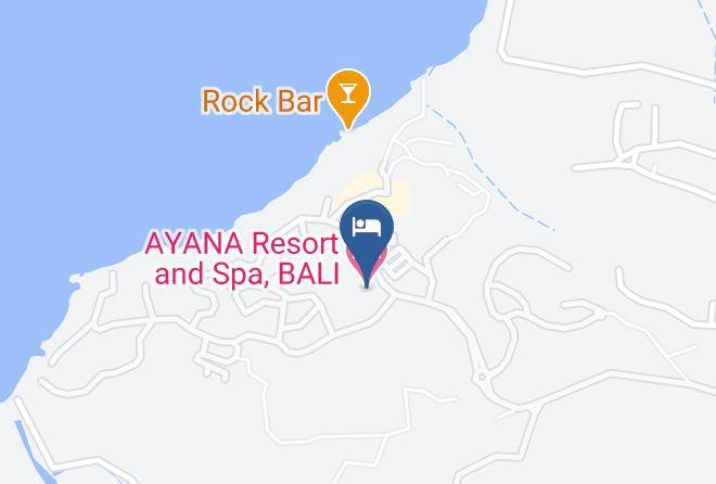 Badung Regency - Ayana Resort And Spa Bali Maps