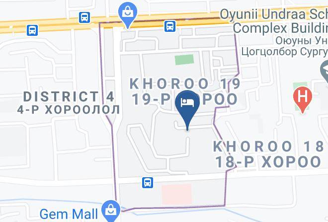 Ulaanbaatar - Ayanchin Hotel Maps