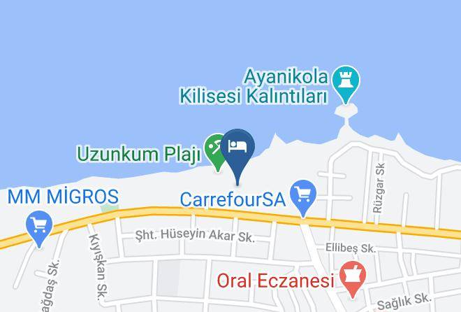 Unye - Ayanikola Tatil Evleri Maps