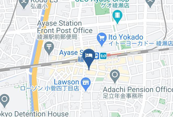 Katsushika Ward - Sumairuhoterutokyoayase Ekimae Maps
