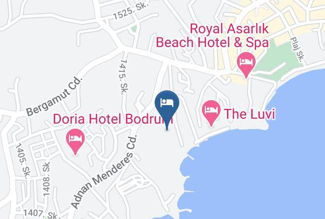 Bodrum - Ayaz Aqua Beach Hotel Gumbet Maps