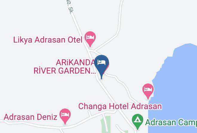 Antalya - Aybars Hotel Maps