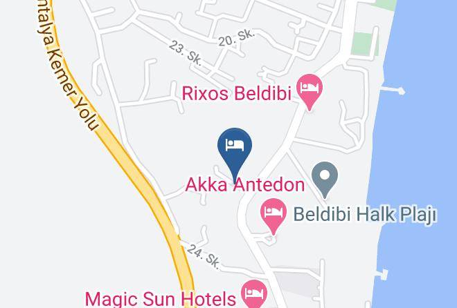 Konyaalti - Aybel Inn Hotel Maps