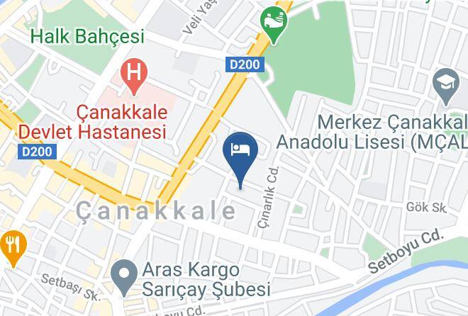 Canakkale Ismet Pasa - Ayberk Pansiyon Canakkale Pansiyon Maps