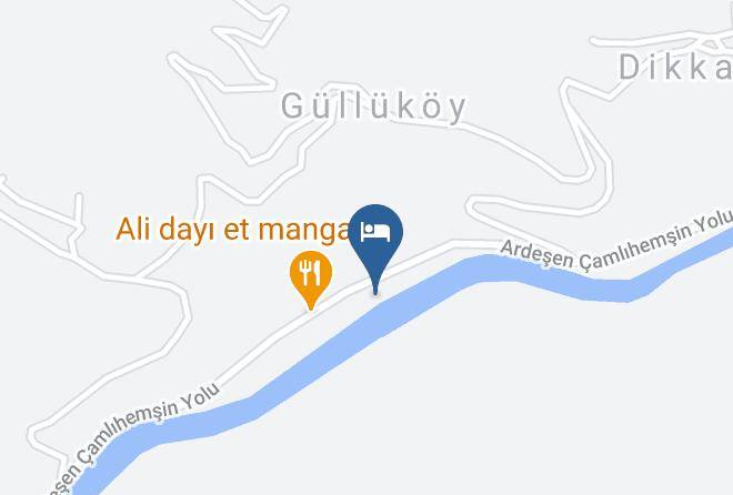 Camlihemsin - Ayder Valley Palace Otel Maps