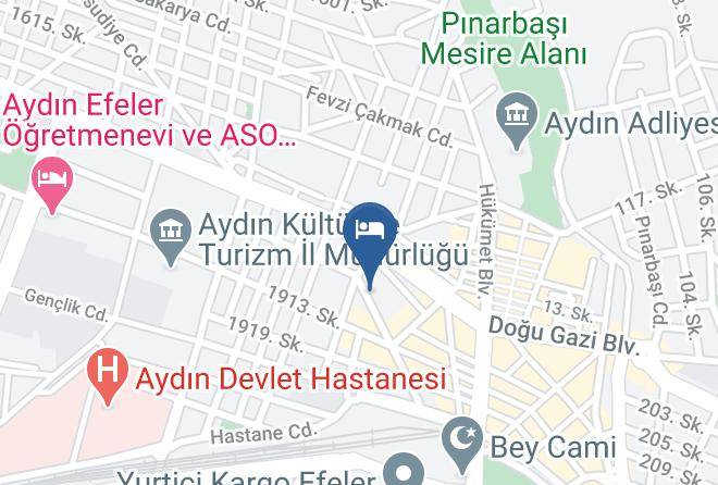 Efeler - Aydin Elit Pansiyon Maps