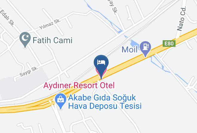 Aydiner Resort Otel Map