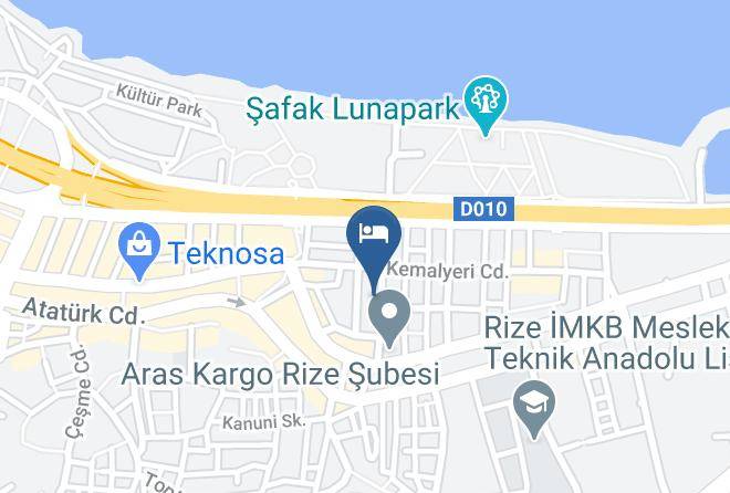 Rize Ekrem Orhon - Aydogan Otel Maps