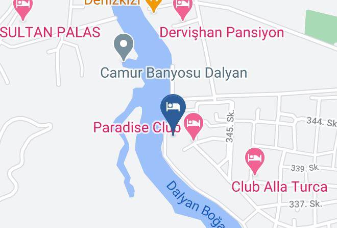 Ortaca - Aydos Club Hotel Maps