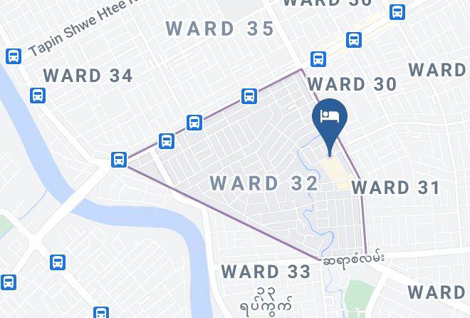 Yangon East - Hotel 9 Mile Maps