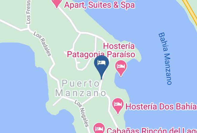 Villa La Angostura - Ayelen Cabanas Maps