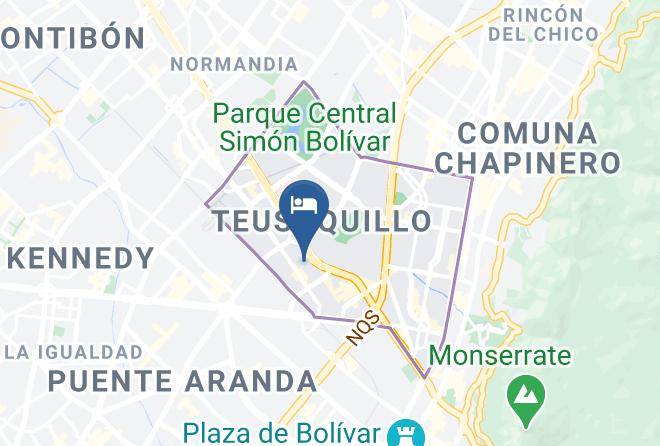 Bogota - Ayenda 1049 Hotel Ejecutivo Embajada Maps
