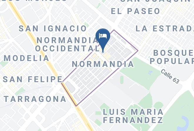 Bogota - Ayenda 1052 Quintas De Normandia Maps