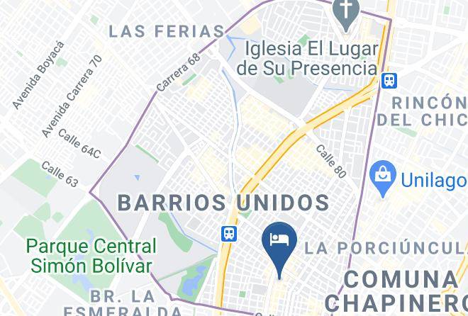 Bogota - Hotel Ejecutivo Imperial Maps