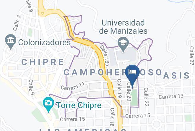 Manizales - Ayenda 1130 La Republica Maps