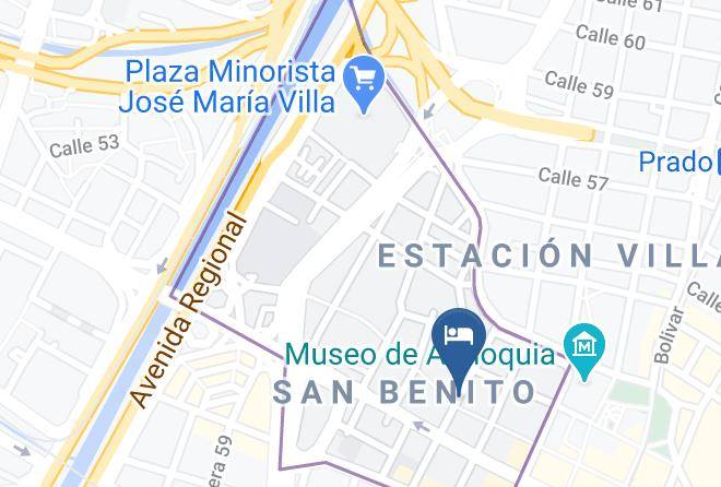 Ayenda 1225 Hotel Praga Medellin Map