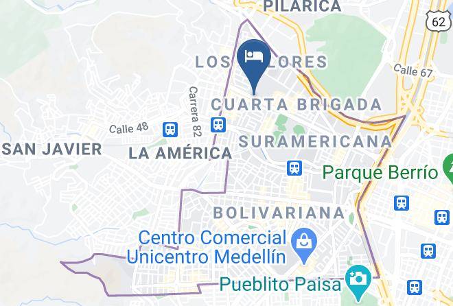 Medellin - Ayenda 1238 Hotel Nuevo Colombia Maps