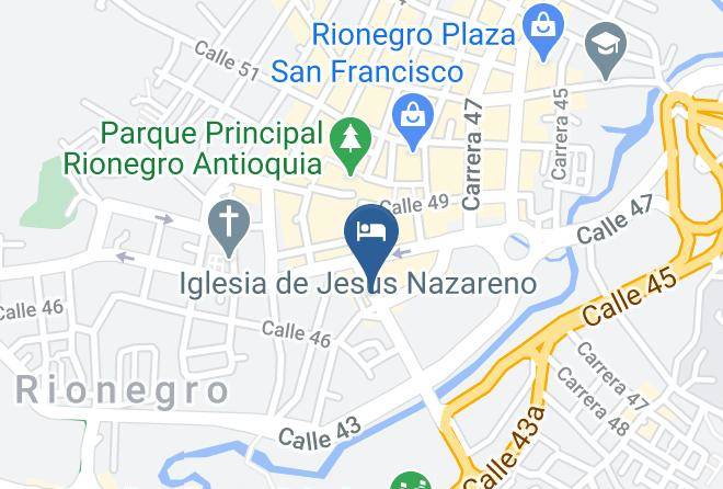Rio Negro - Ayenda 1251 Hotel Oasis Rionegro Maps