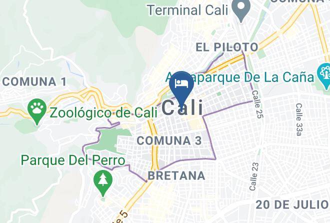 Cali - Ayenda 1408 Jaba Santiago De Cali Maps