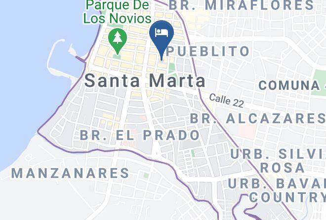 Santa Marta - Ayenda 1609 Hotel Arrecife Caribeno Maps