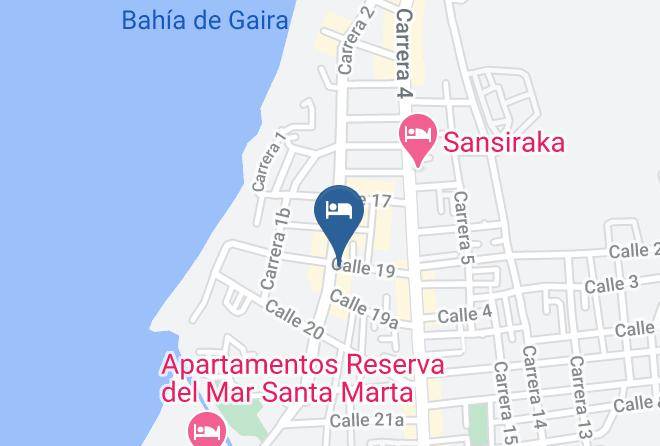 Santa Marta - Ayenda 1614 Playa Y Mar Maps