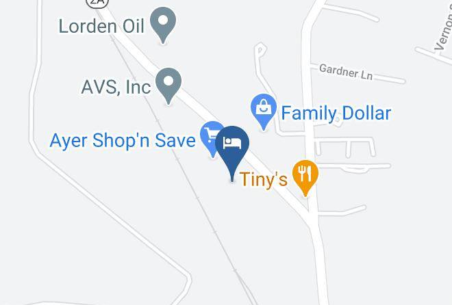 Middlesex - Ayer Motor Inn Maps