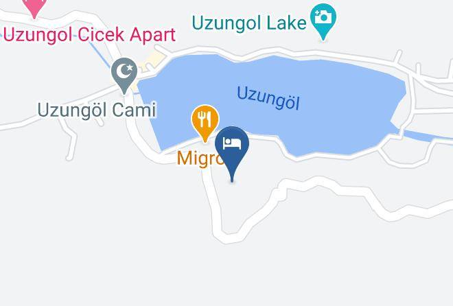 Caykara - Aygun Suite Otel Uzungol Maps