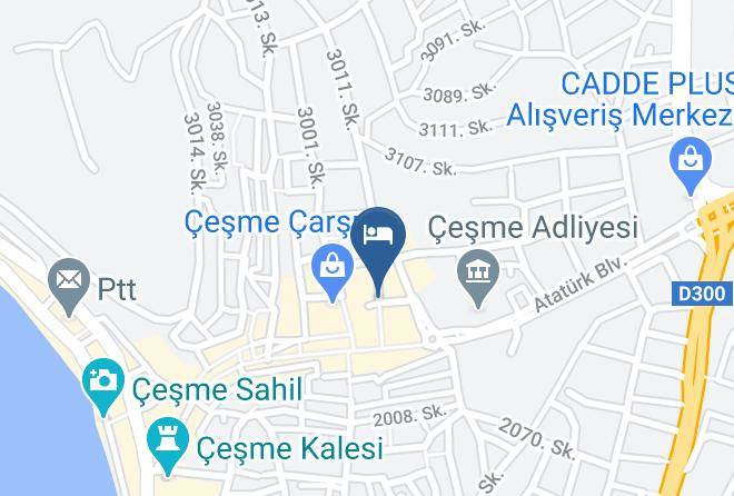 Cesme - Ayhan Otel Cesme Maps