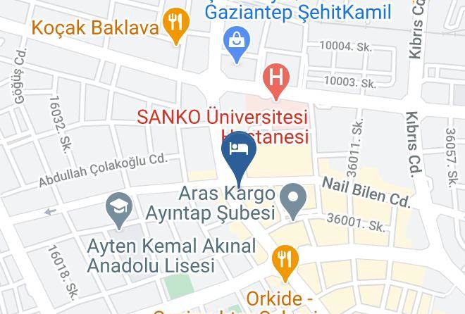 Sehitkamil - Ayintap Hotel Maps