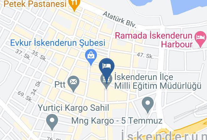 Iskenderun - Aykut Otel Maps