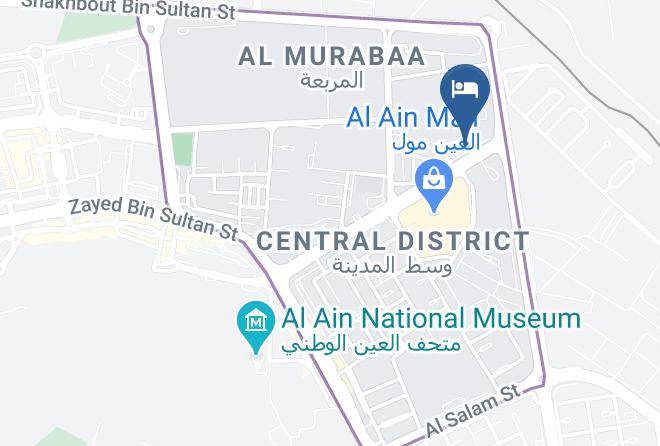 Al Ain - Ayla Grand Hotel Al Ain Maps