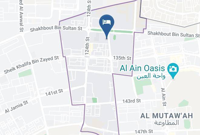 Al Ain - Ayla Hotel Al Ain Maps