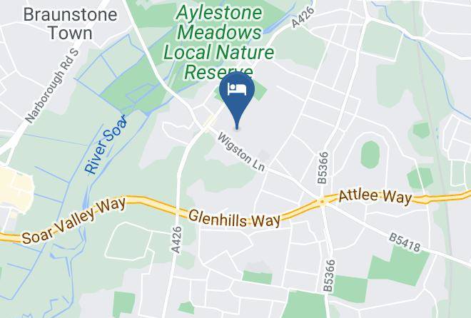 Leicester City - Aylestone Park Hotel Maps