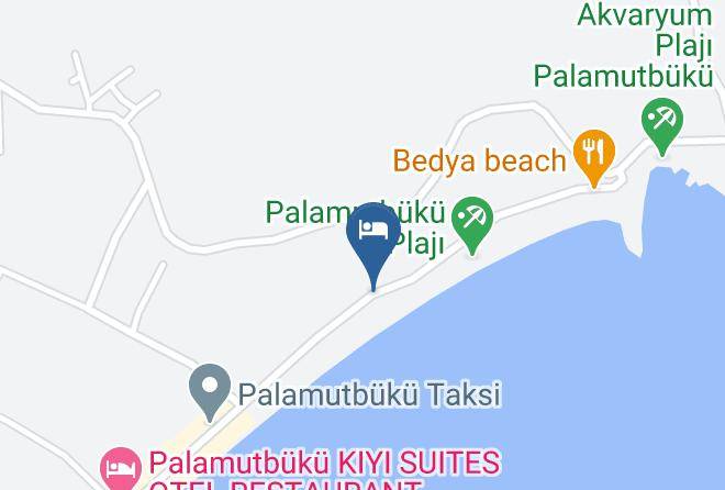 Mugla - Aylin Ahsap Evler Palamutbuku Otel & Restaurant Maps