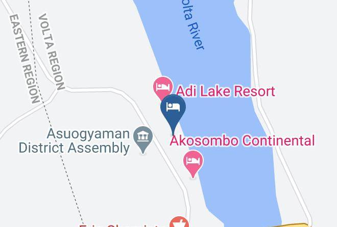 Asuogyman - Aylos Bay Garden Restaurant & Lodge Maps
