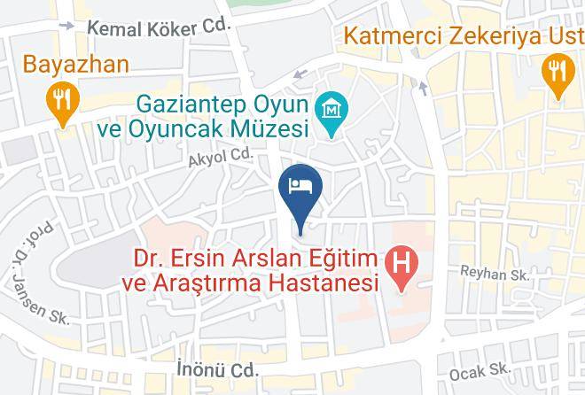 Sahinbey - Aynur Hanim Konagi Butik Otel Maps