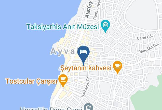 Ayvalik - Aynur Pansiyon Maps