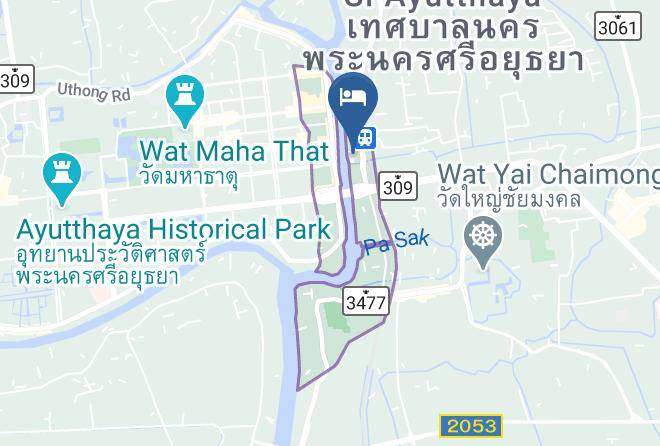Amphoe Phra Nakhon Si Ayutthaya - Ayothaya Riverside Hotel Maps