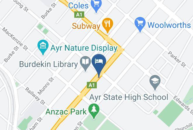 Burdekin - Ayr Hotel Maps