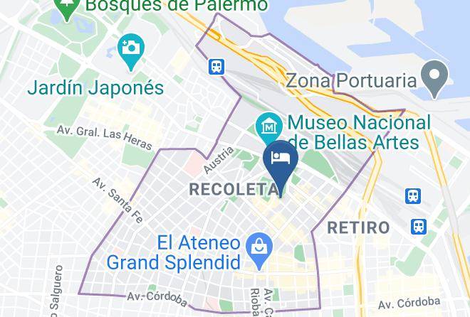 Buenos Aires - Ayres De Recoleta Plaza Maps