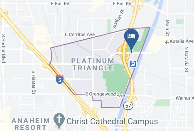 Ayres Hotel Anaheim Map