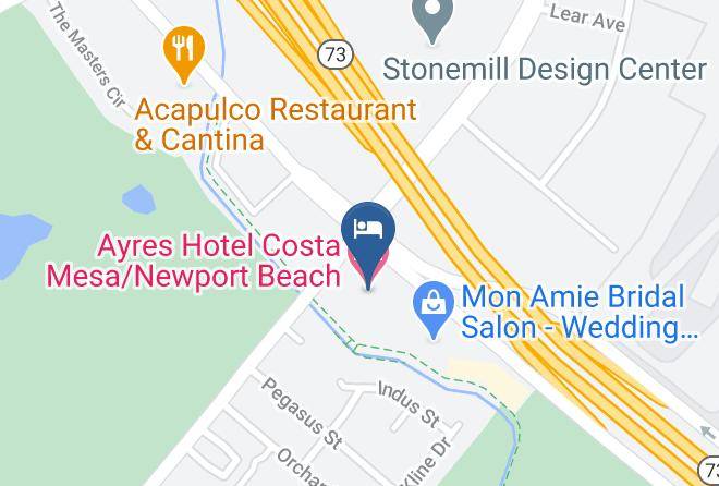 Orange - Ayres Hotel Costa Mesa Newport Beach Maps